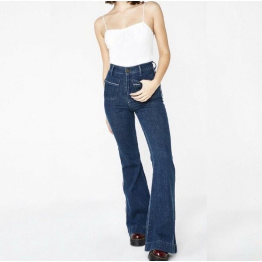 SHOW ME YOUR MUMU Farrah Trouser Flare Jeans NWT